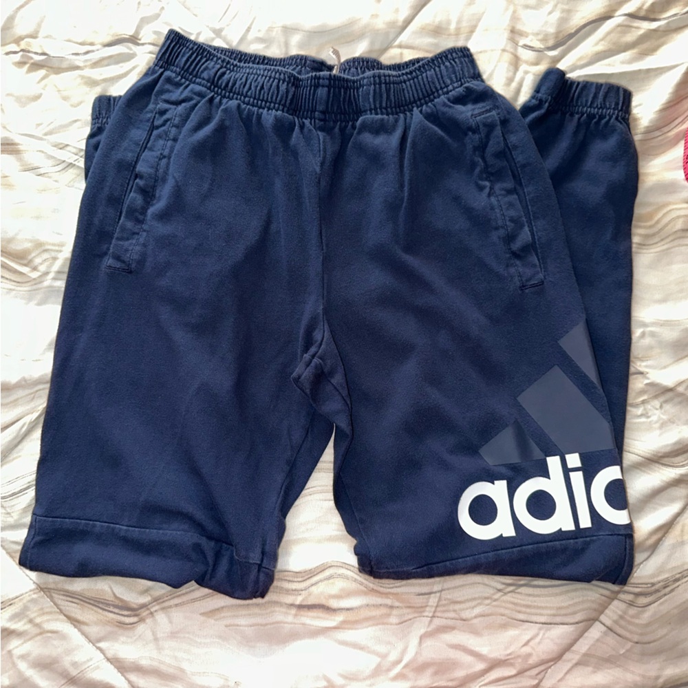 Adidas Kids Navy‎ Blue Sweatpants - Picture 2 of 6